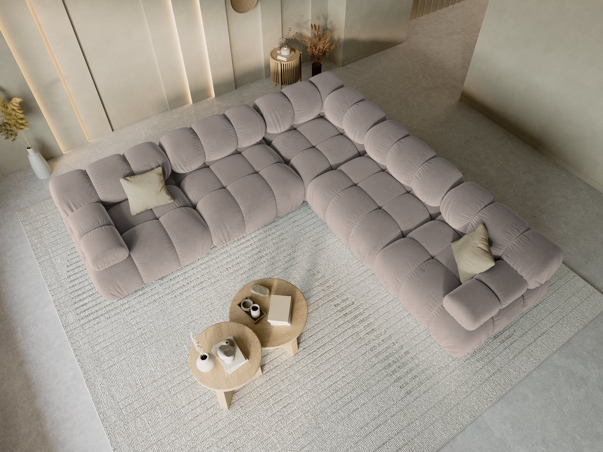 Divano angolare Bellis - beige | 4+ posti
