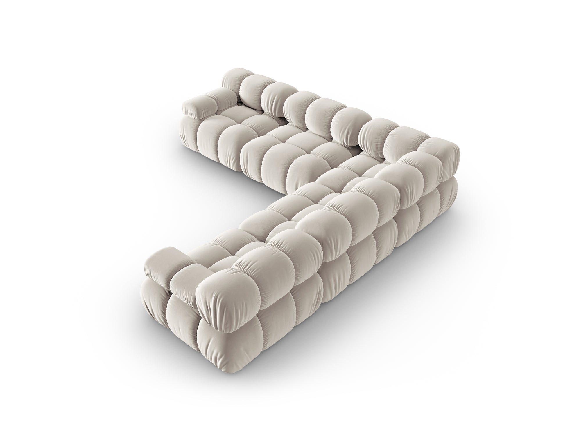 Canapé d'angle Bellis - beige clair | 4 places et plus