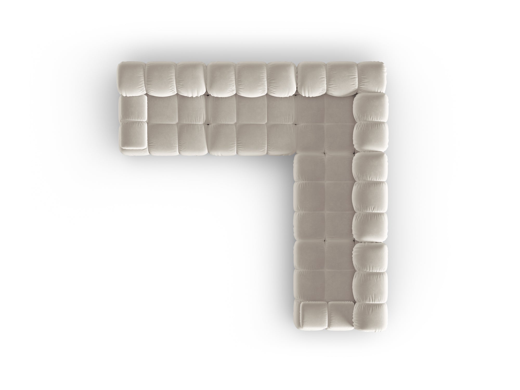 Canapé d'angle Bellis - beige clair | 4 places et plus