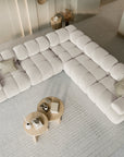 Canapé d'angle Bellis - beige clair | 4 places et plus