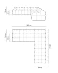 Bellis Ecksofa - hellbeige | 4+ Sitzer - Palissar