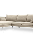 Agate L - Sofa linke - hellbeige | 4+ Sitzer Sofa - Palissar
