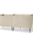 Canapé en L Agate gauche - beige clair | Canapé 4 places et plus