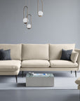 Agate L - Sofa linke - hellbeige | 4+ Sitzer Sofa - Palissar