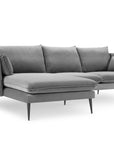 Agate L - Sofa linke - hellgrau | 4+ Sitzer Sofa - Palissar