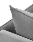 Agate L - Sofa linke - hellgrau | 4+ Sitzer Sofa - Palissar