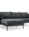 Agate L - Sofa linke - dunkelgrau | 4+ Sitzer Sofa - Palissar