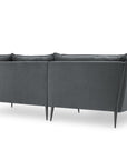 Agate L - Sofa linke - dunkelgrau | 4+ Sitzer Sofa - Palissar