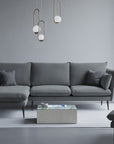 Agate L - Sofa linke - dunkelgrau | 4+ Sitzer Sofa - Palissar