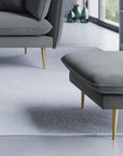 Pouf Agate - gris foncé