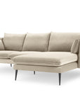 Divano a L Agate destro - beige chiaro | Divano 4+ posti