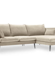 Agate L - Sofa rechts - hellbeige | 4+ Sitzer Sofa - Palissar