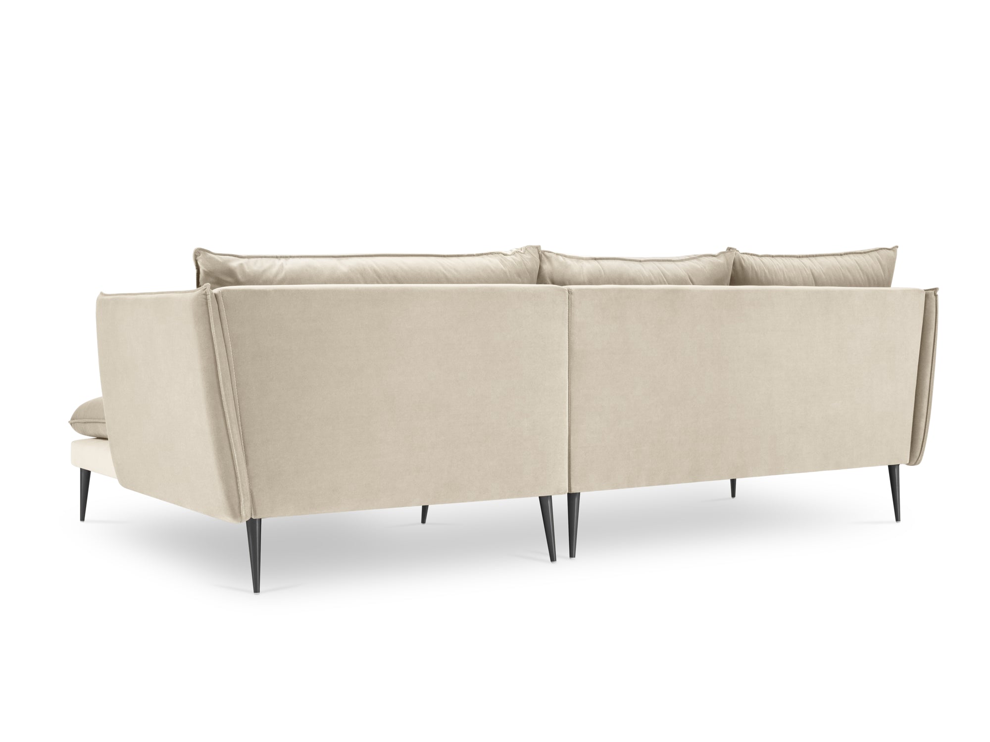 Divano a L Agate destro - beige chiaro | Divano 4+ posti