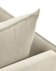 Agate L - Sofa rechts - hellbeige | 4+ Sitzer Sofa - Palissar