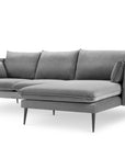 Agate L - Sofa rechts - hellgrau | 4+ Sitzer Sofa - Palissar