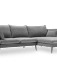 Agate L - Sofa rechts - hellgrau | 4+ Sitzer Sofa - Palissar