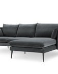 Agate L - Sofa rechts - dunkelgrau | 4+ Sitzer Sofa - Palissar