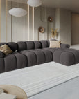 Bellis L - Sofa rechts - dunkelgrau | 4+ Sitzer Sofa - Palissar