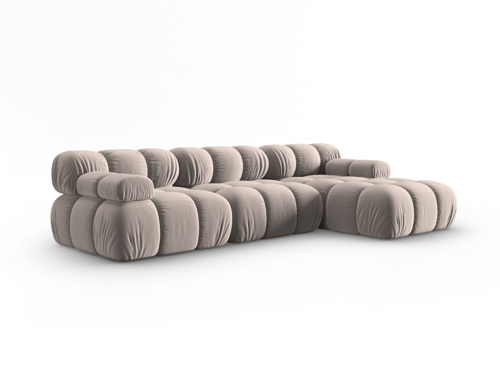 Canapé Bellis en L droit - beige | Canapé 4 places et plus