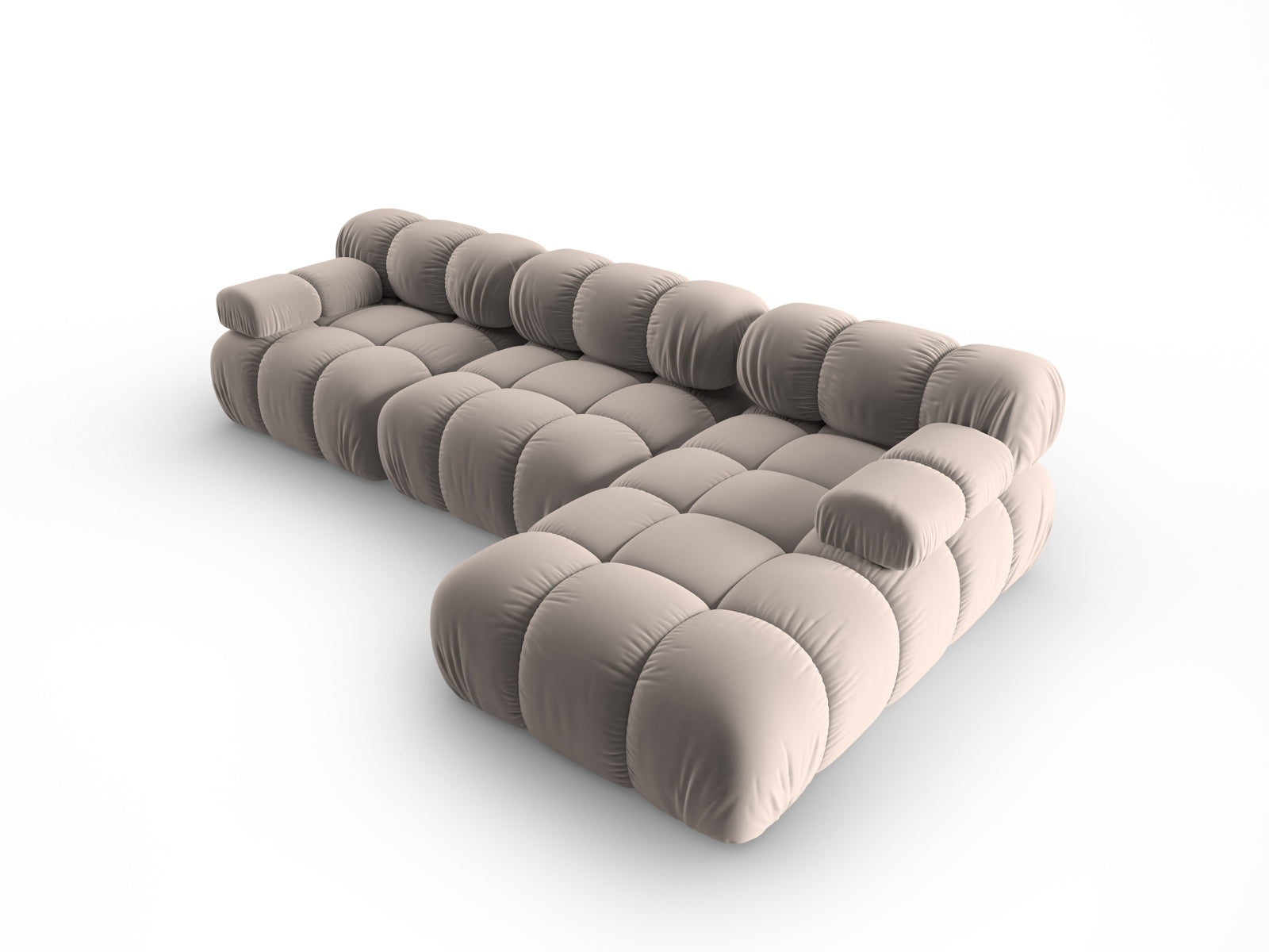 Canapé Bellis en L droit - beige | Canapé 4 places et plus