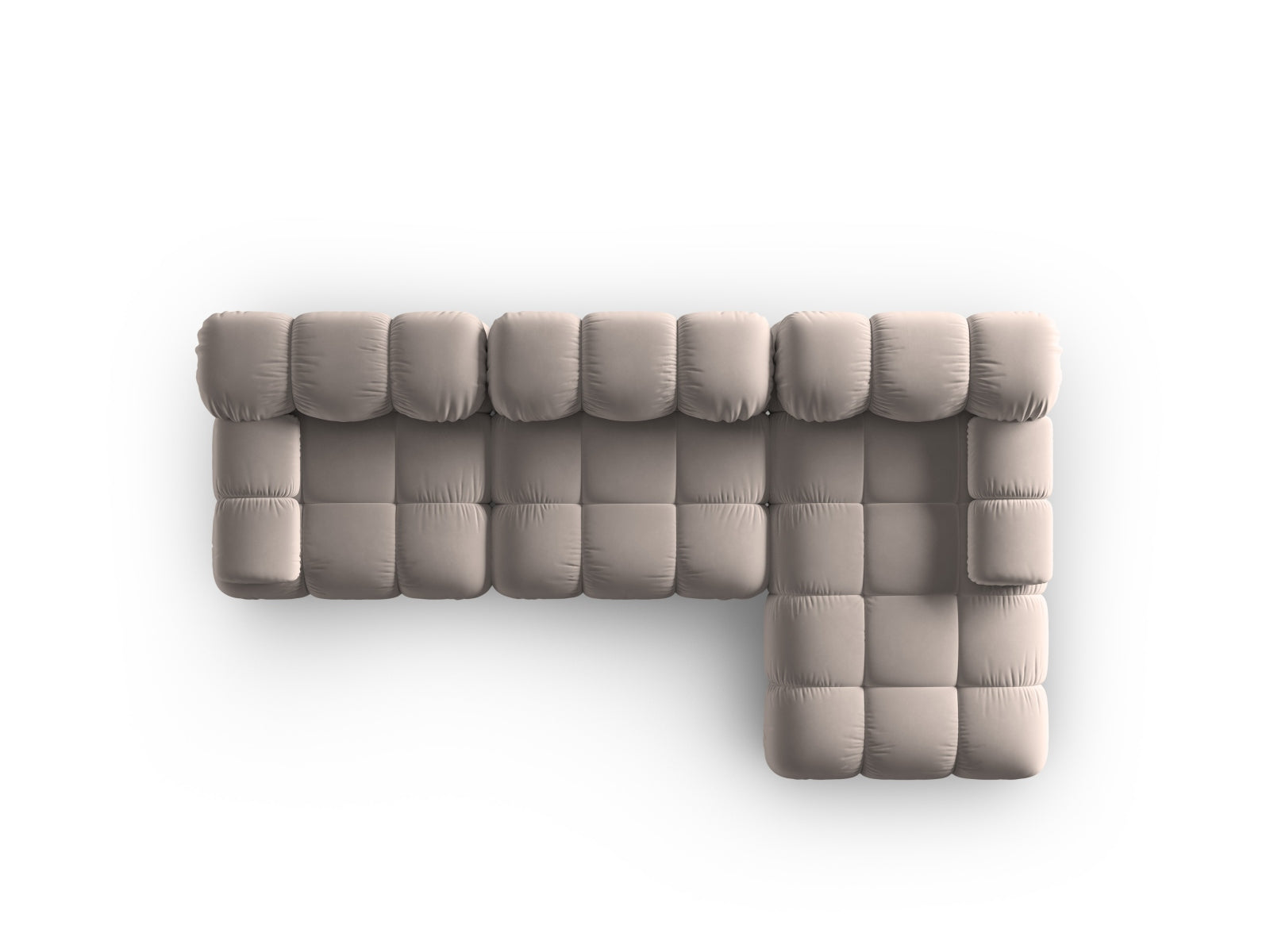 Canapé Bellis en L droit - beige | Canapé 4 places et plus