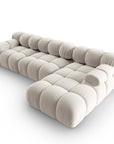 Canapé Bellis en L droit - beige clair | Canapé 4 places et plus