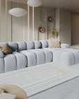 Bellis L - Sofa rechts - hellblau | 4+ Sitzer Sofa - Palissar