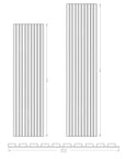 Palissar® Pro Panel | Echtholz Fassadenpaneel für den Aussenbereich | 240 x 60 cm | 300x 60 cm - Palissar