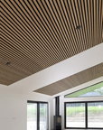 Pannelli acustici esclusivi Palissar® | 300x60 cm - Rovere chiaro (feltro acustico nero)