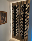 Pannelli acustici esclusivi Palissar® | 300x60 cm - Rovere chiaro (feltro acustico nero)