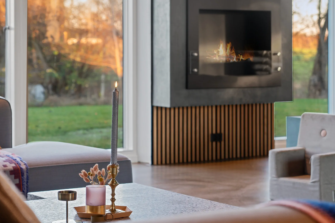 Pannelli acustici esclusivi Palissar® | 300x60 cm - Rovere chiaro (feltro acustico nero)
