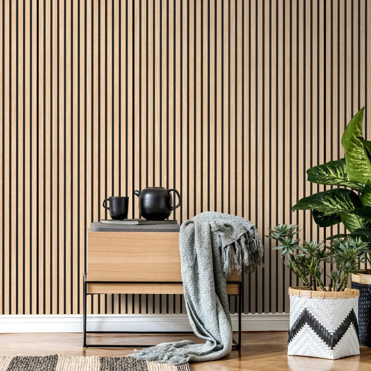 Akustikpaneele Palissar® Standard | 244x52 cm - Oiled Oak