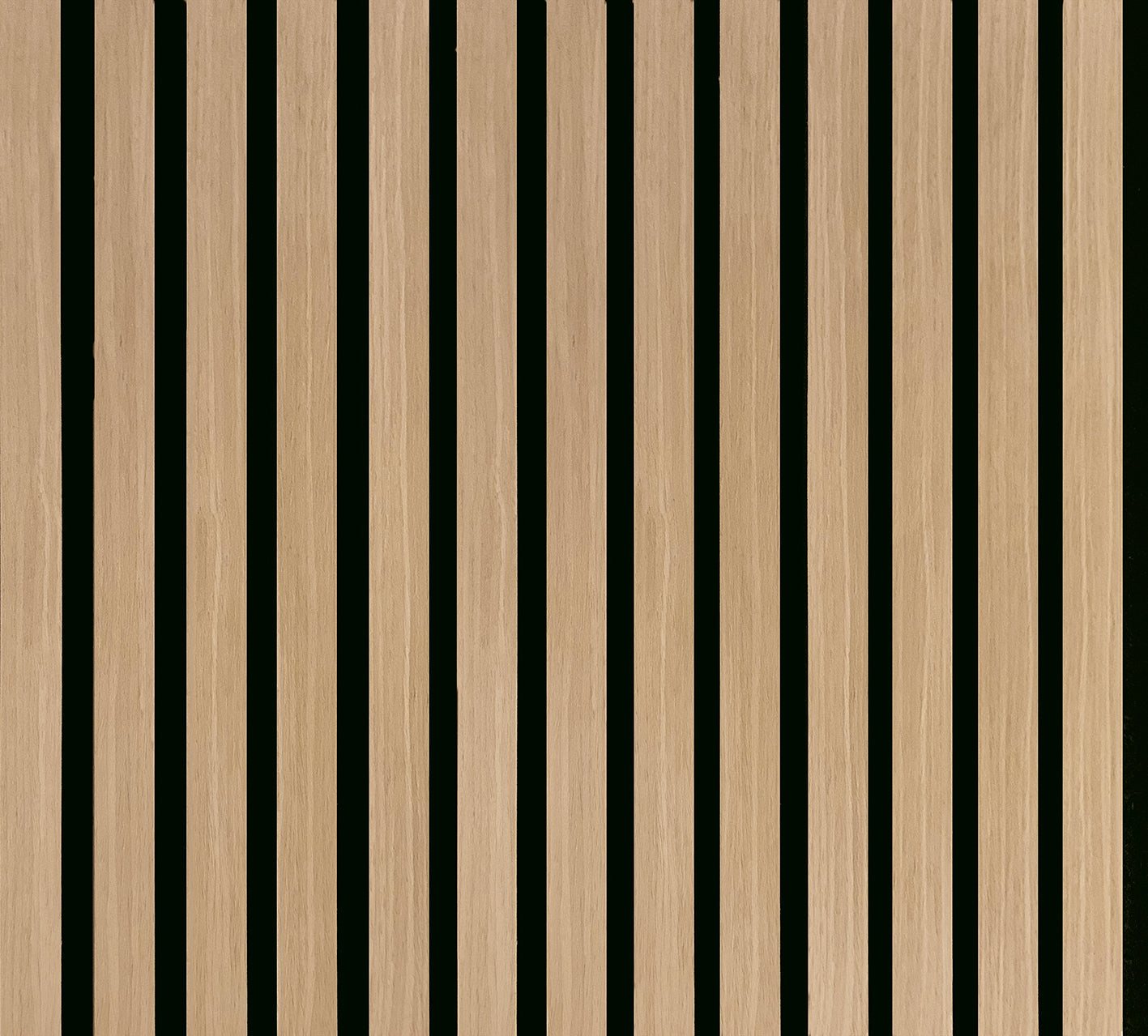 Pannelli acustici esclusivi Palissar® | 300x60 cm - Rovere chiaro (feltro acustico nero)