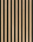 Pannelli acustici esclusivi Palissar® | 300x60 cm - Rovere chiaro (feltro acustico nero)
