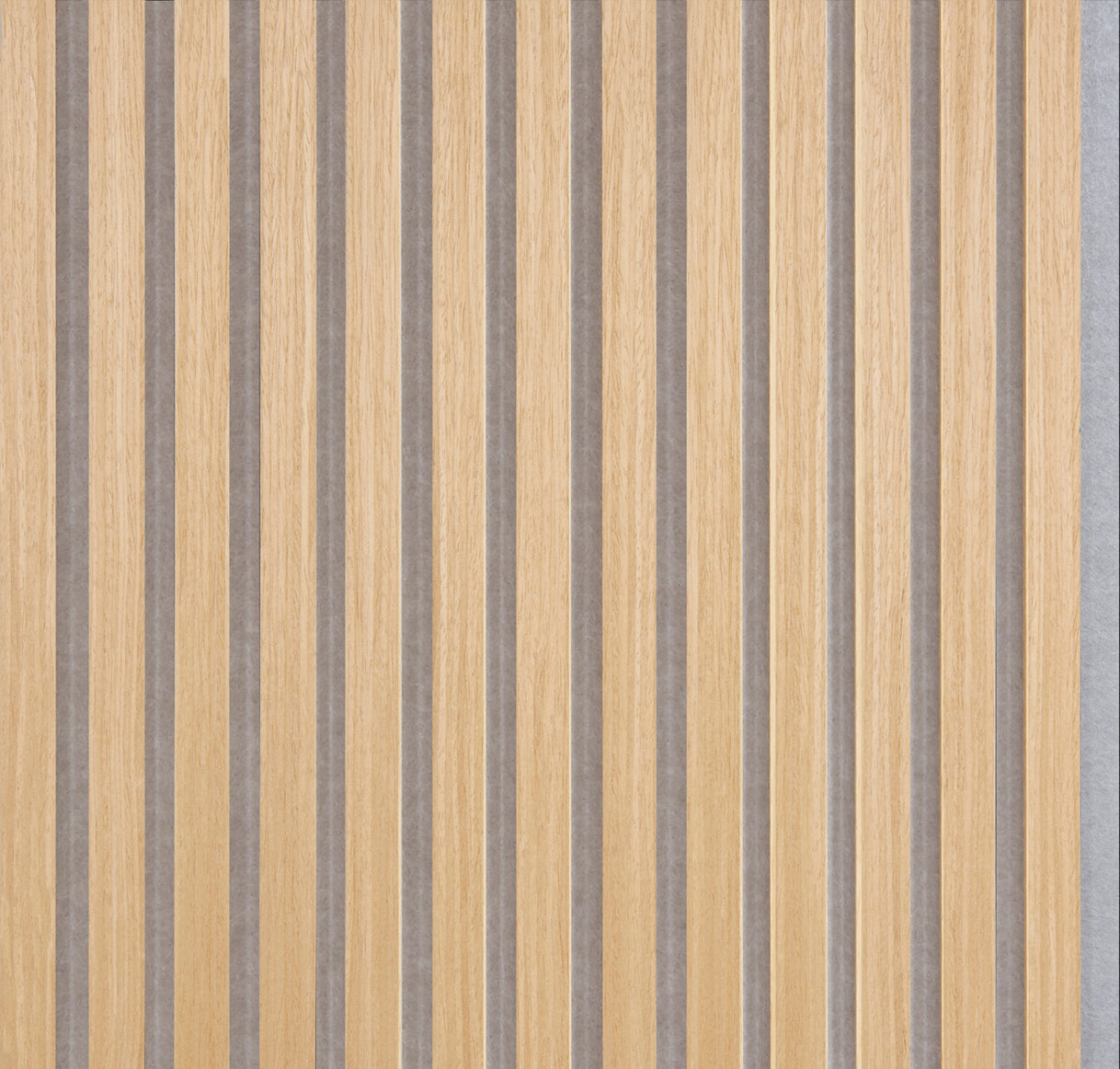 Panneaux acoustiques Palissar® Standard | 244 x 52 cm - Chêne clair (feutre acoustique gris)