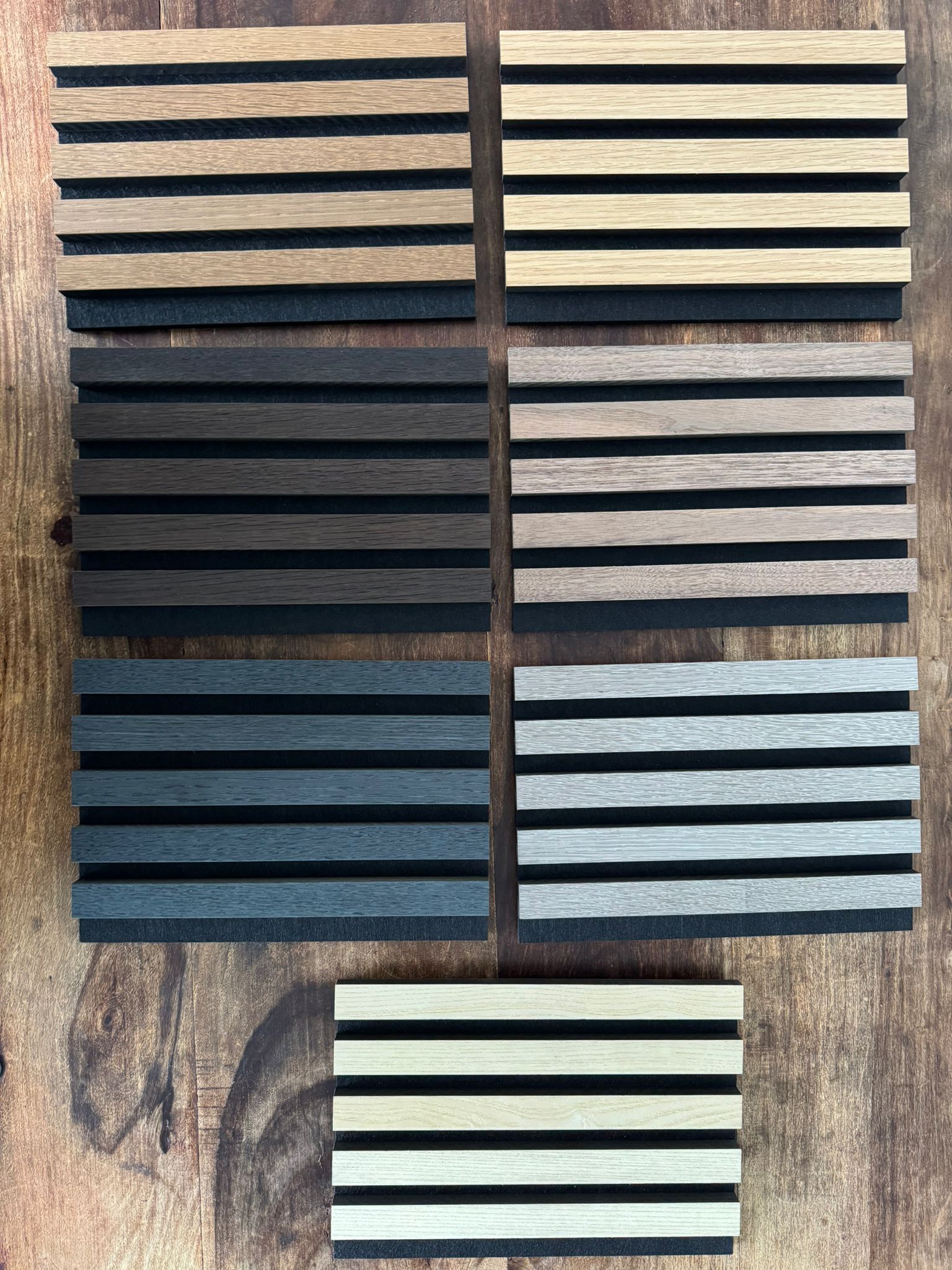 Scatola campione con pannelli in legno Palissar® Premium | Colori multipli