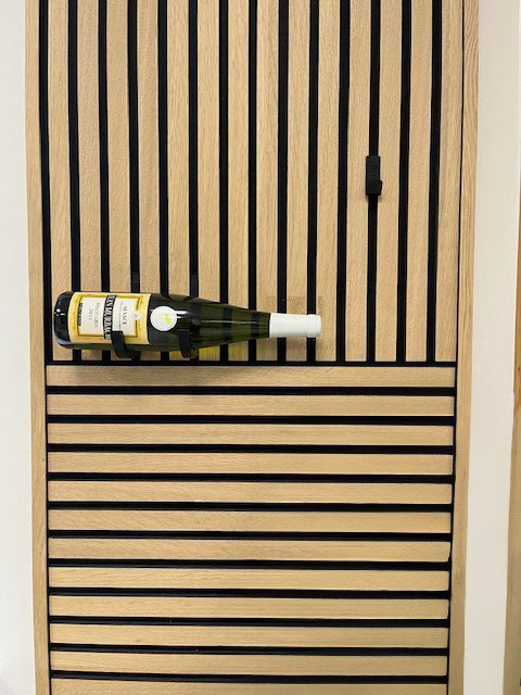 Portabottiglie per pannelli in legno (2 pezzi) Palissar®