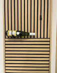 Portabottiglie per pannelli in legno (2 pezzi) Palissar®