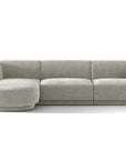 Miley Ecksofa - hellgrau - Palissar