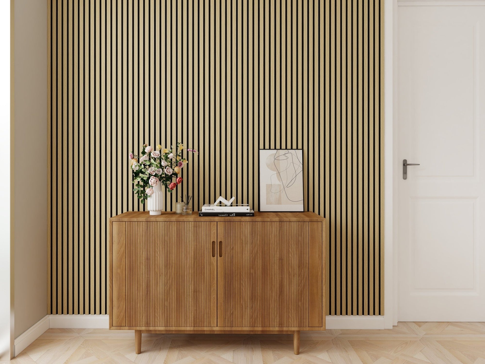 Akustikpaneele Palissar® Premium| 240x60 cm - Oiled Oak - Palissar