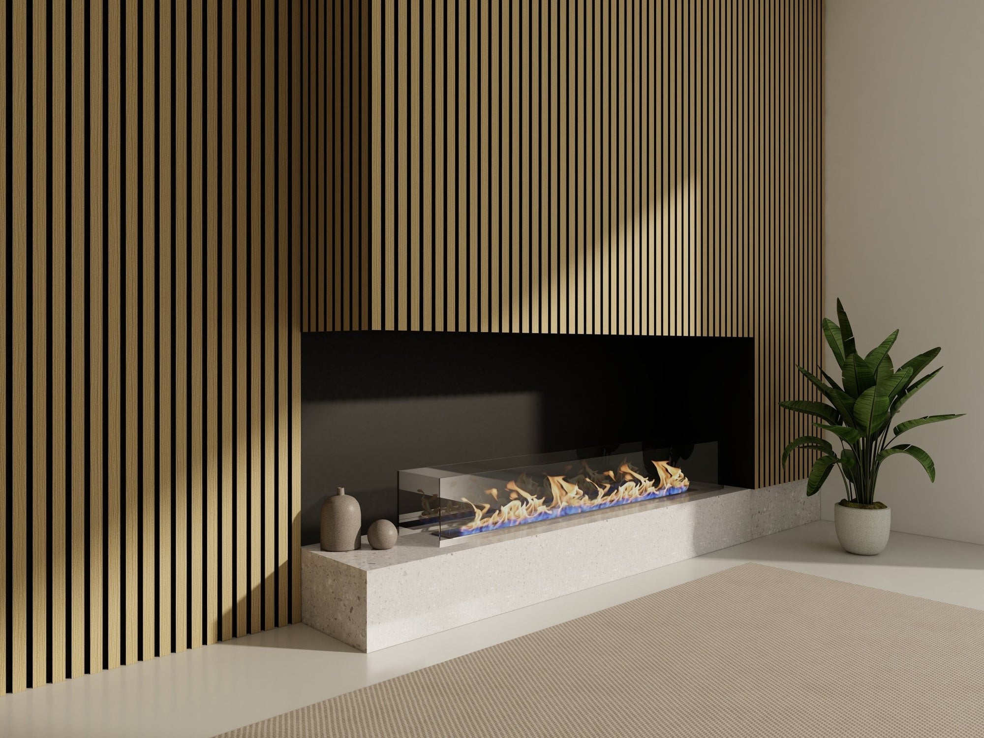 Akustikpaneele Palissar® Premium| 240x60 cm - Oiled Oak - Palissar