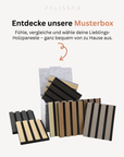 Musterbox mit Holzpaneelen Palissar® Standard| Mehrere Farbe