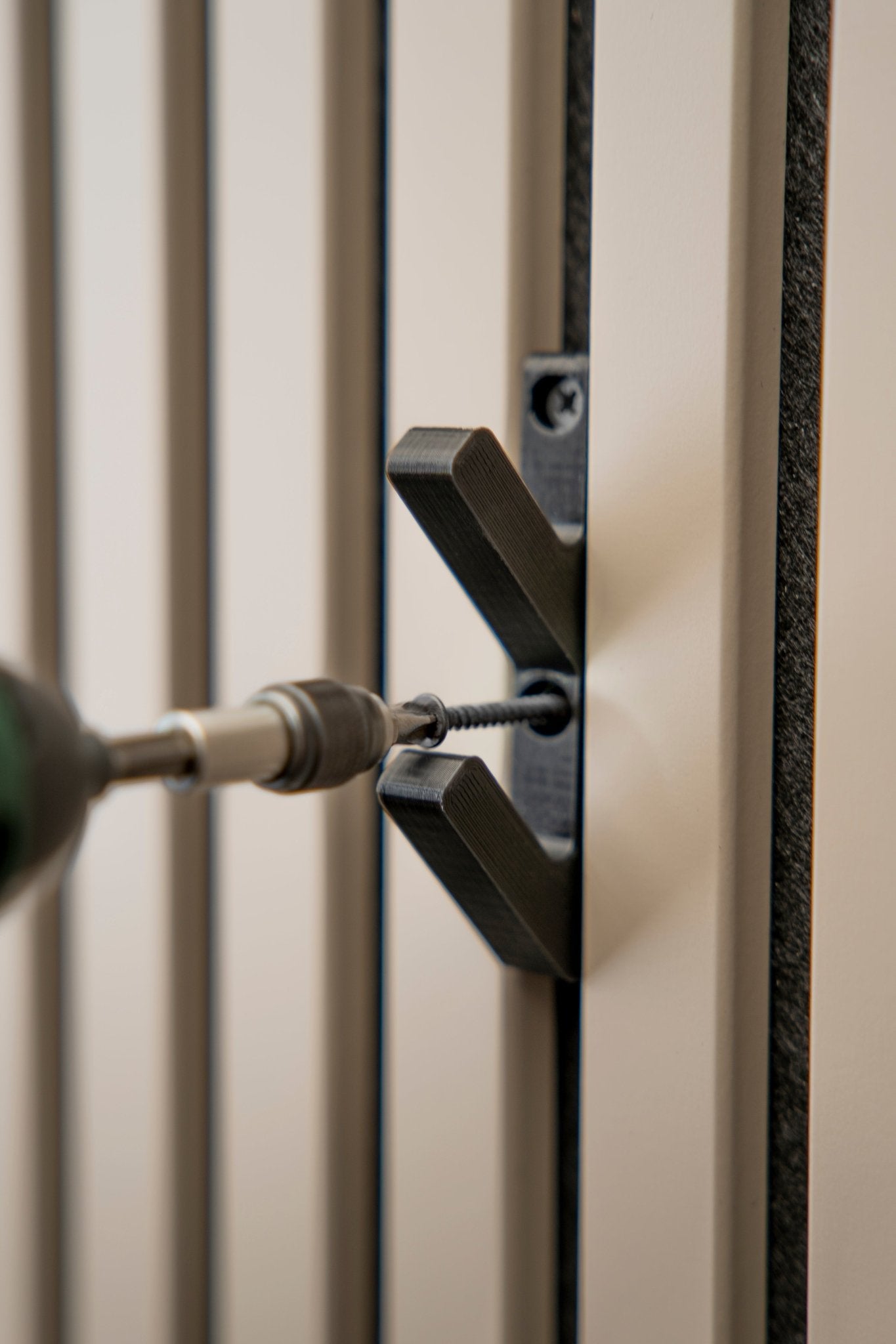 3D - Haken (2 Stück) Palissar® - Schwarz - Palissar