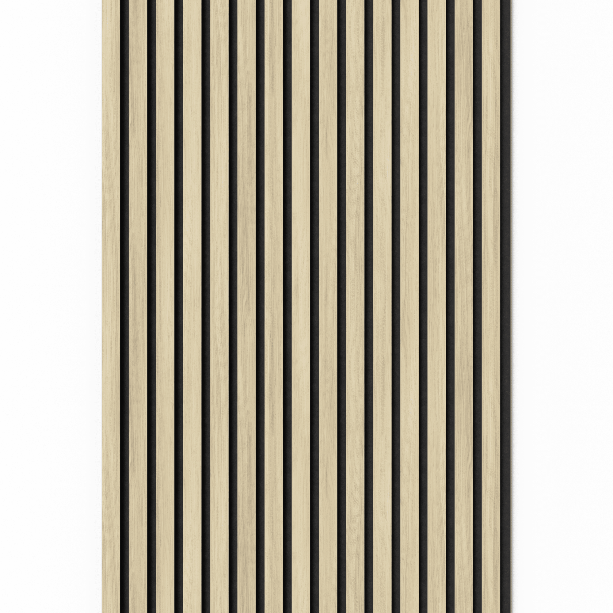 Akustikpaneele Palissar® Melamine Line | 260 x 60 cm – Light Oak - Palissar