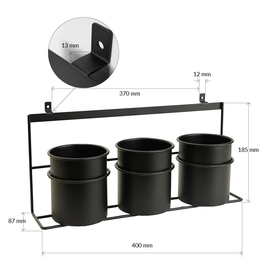 Palissar® Universal Storage – Aufbewahrungssystem mit 3 Bechern - Palissar