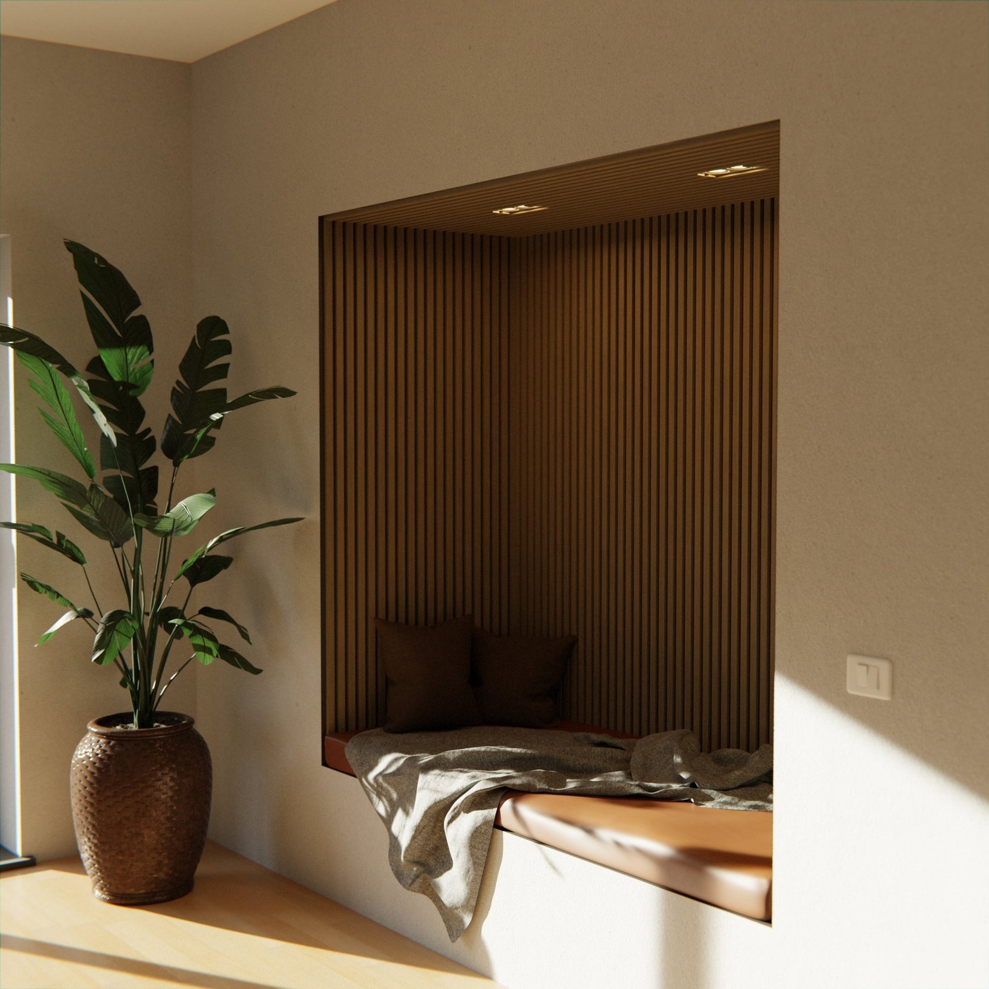 Akustikpaneele Palissar® Exklusiv| 300x60 cm - American Walnut - Palissar