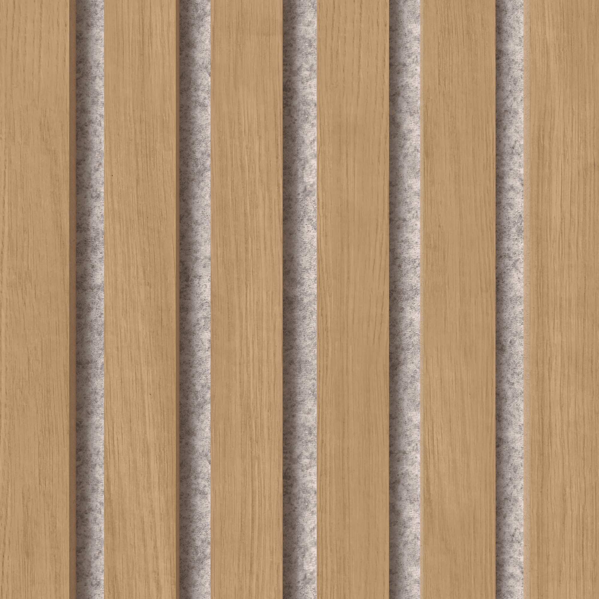 Akustikpaneele Palissar® Exklusiv | 300x60 cm - Oak mit grauem Filz - Palissar