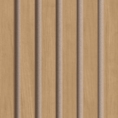 Akustikpaneele Palissar® Exklusiv| 240x 60 cm - Warm Oak mit beige Filz