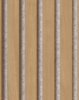 Akustikpaneele Palissar® Exklusiv | 300x60 cm - Oak mit grauem Filz - Palissar