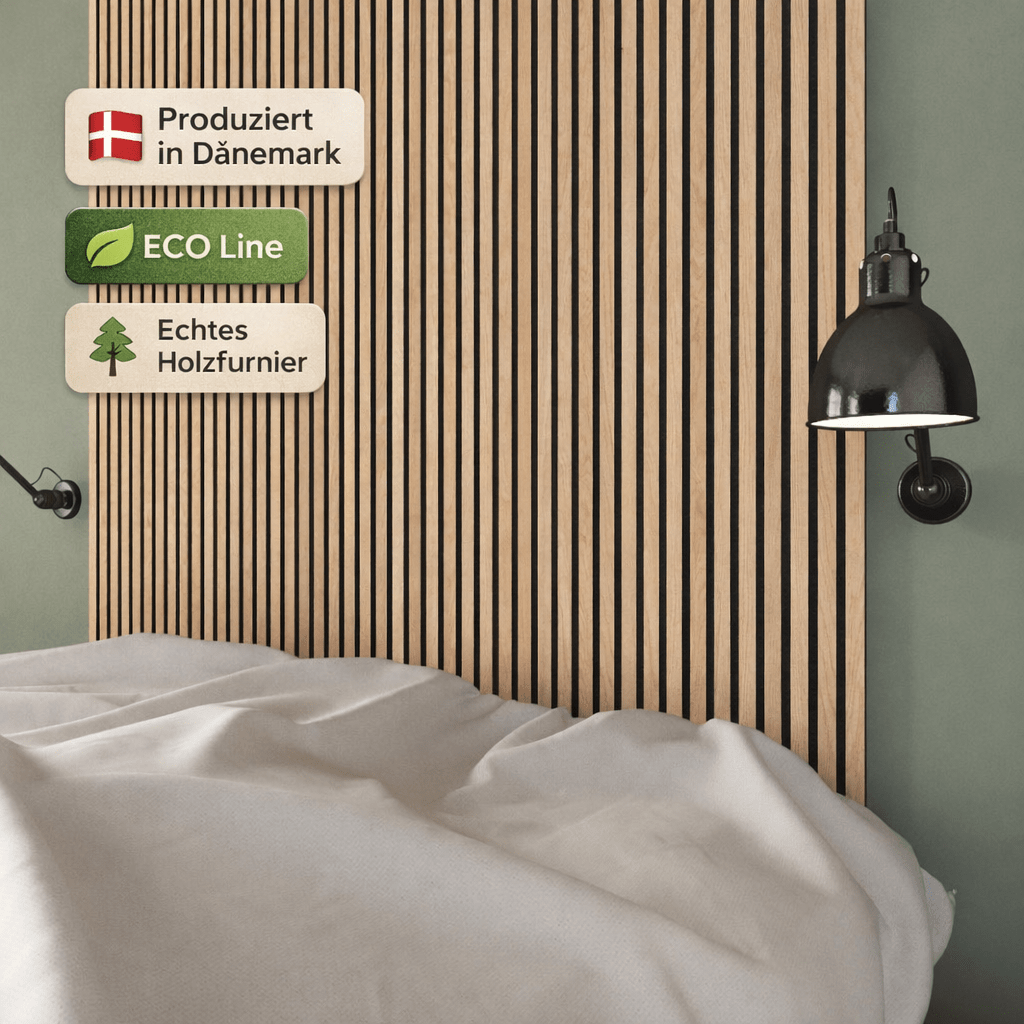 Akustikpaneele Palissar® Standard ECO | 240x60 cm - Oak - Palissar